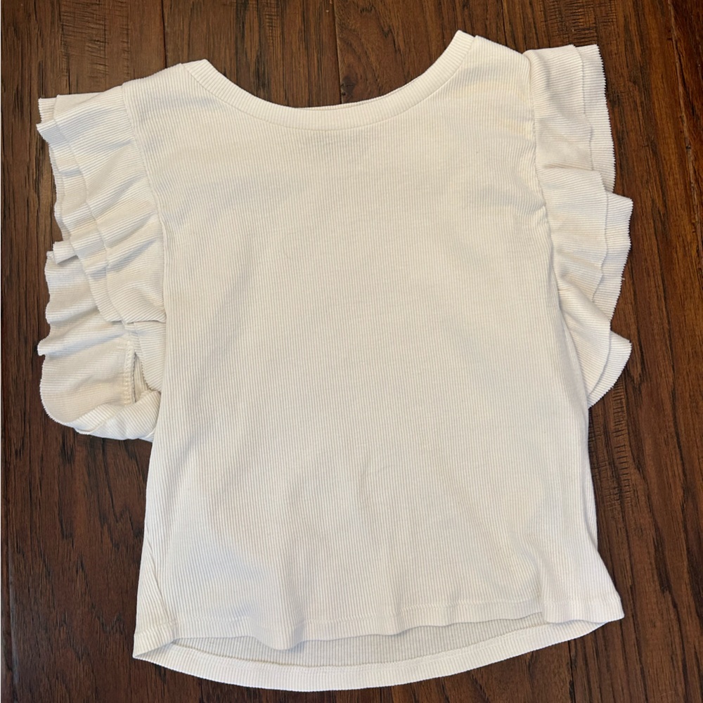 Zara ruffled top